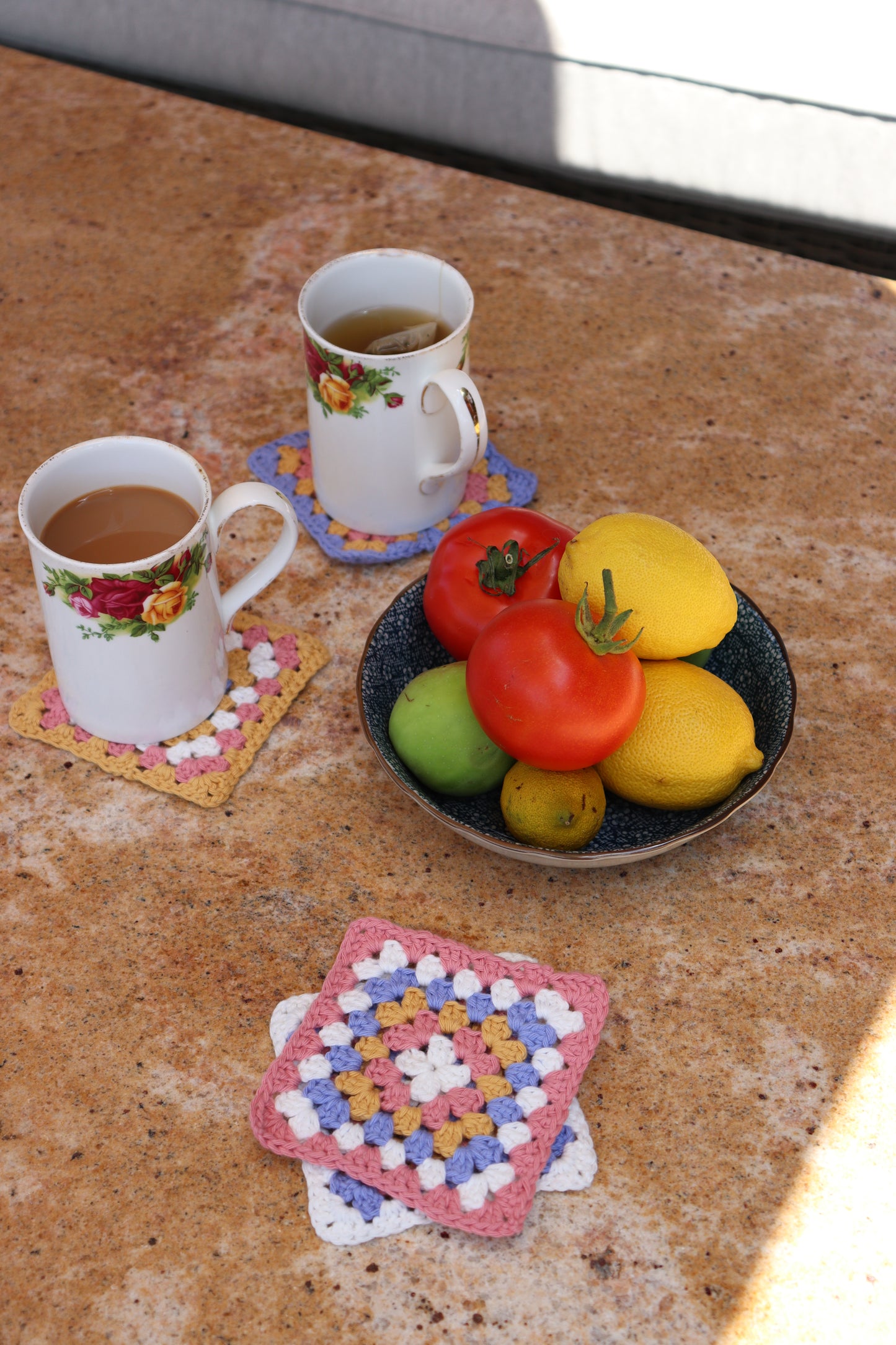 Handmade Coasters ~ Bubble Gum