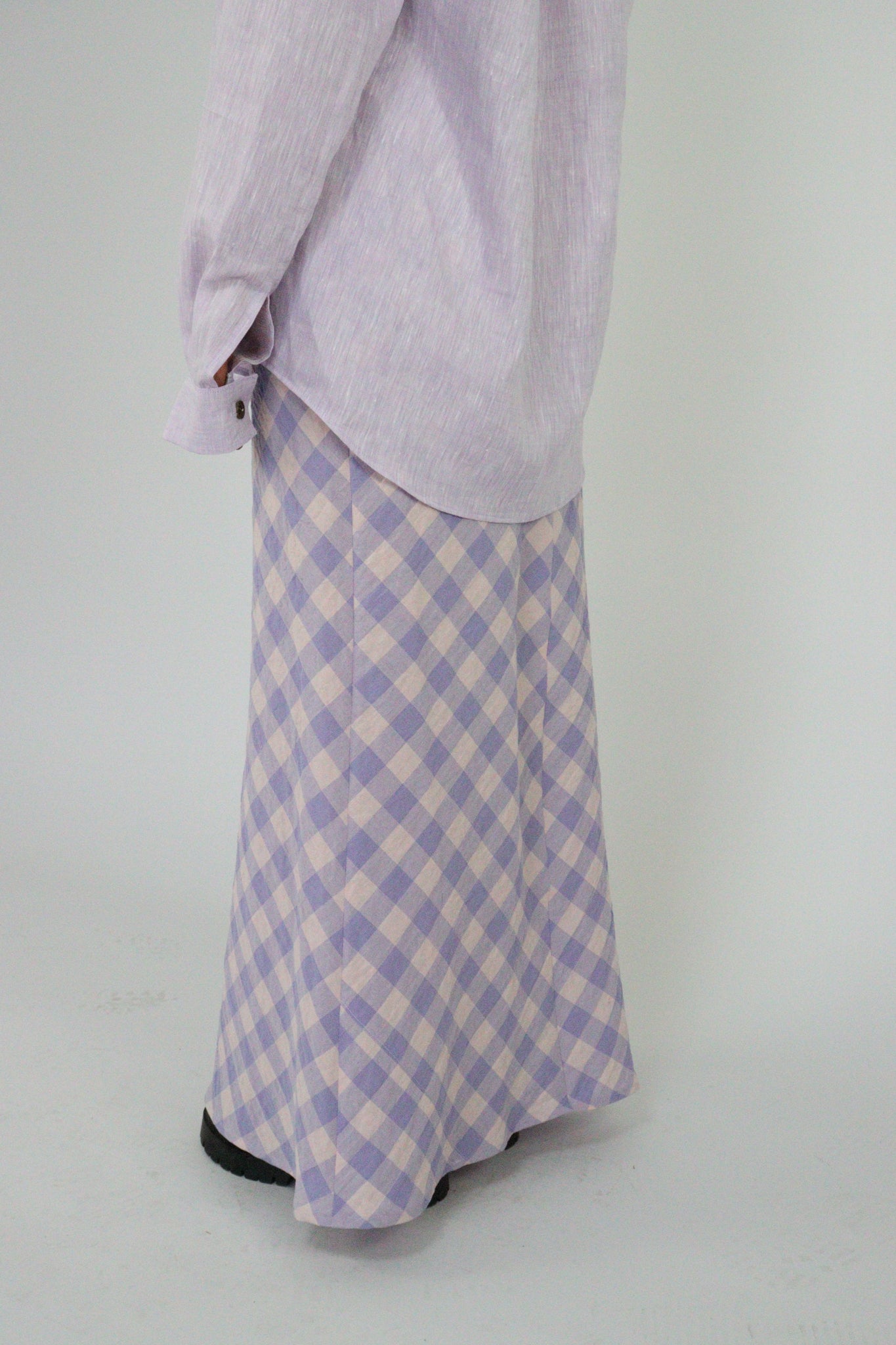 Handmade | Lilac Fizz 100% French Linen Shirt