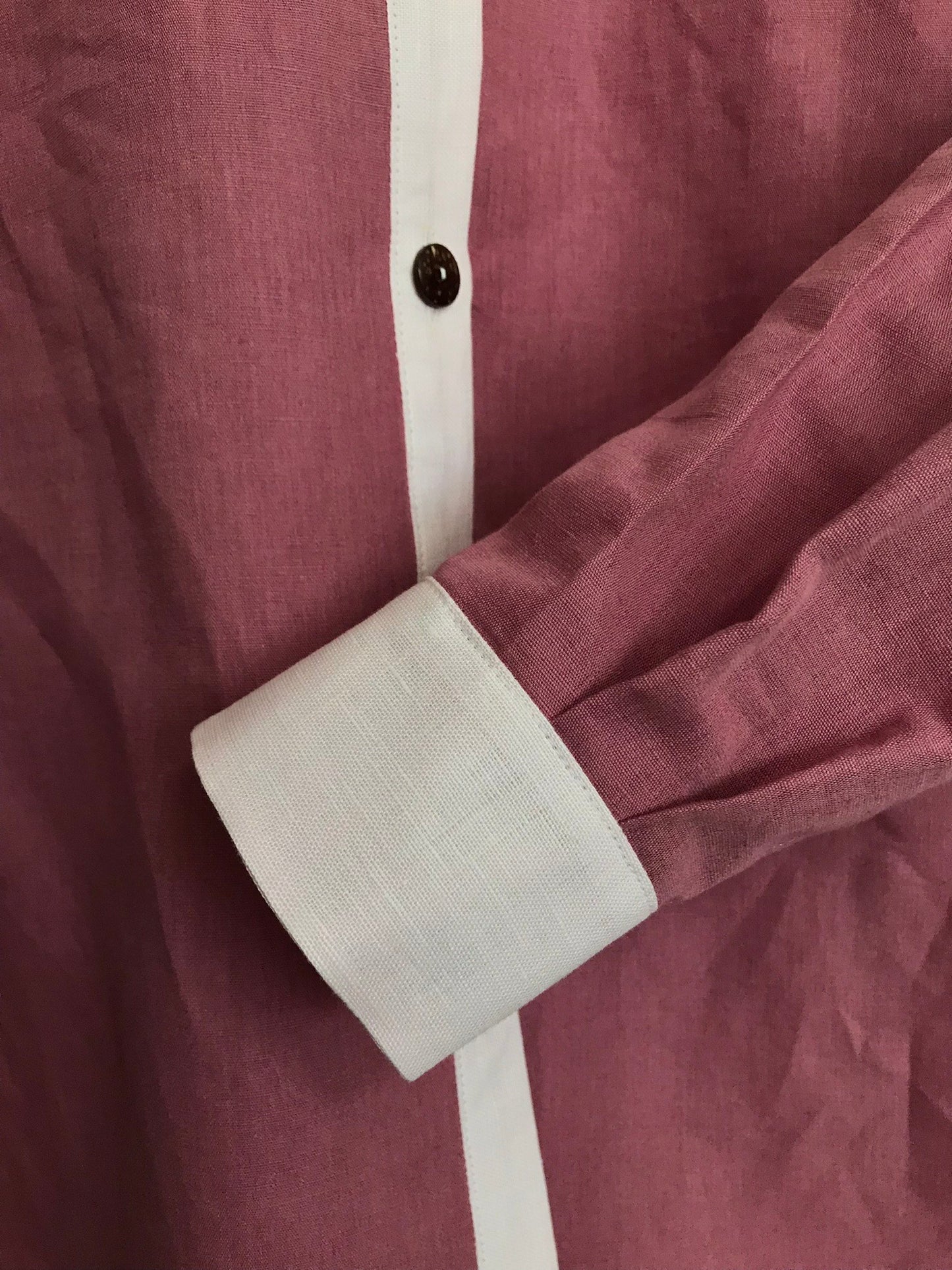 Mixed Berry Custom Handmade Shirt ~ 100% Linen