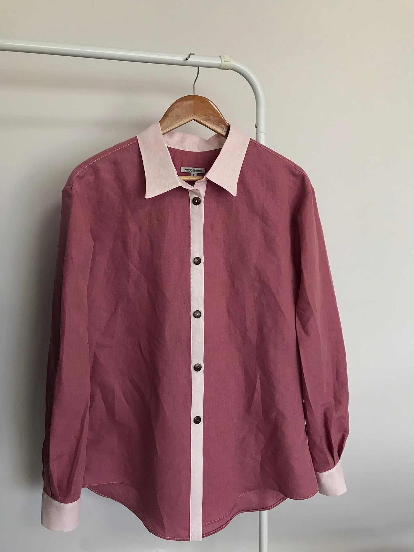 Mixed Berry Custom Handmade Shirt ~ 100% Linen